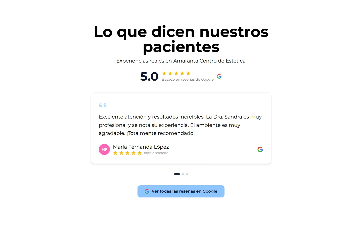 Amaranta: Voces de pacientes