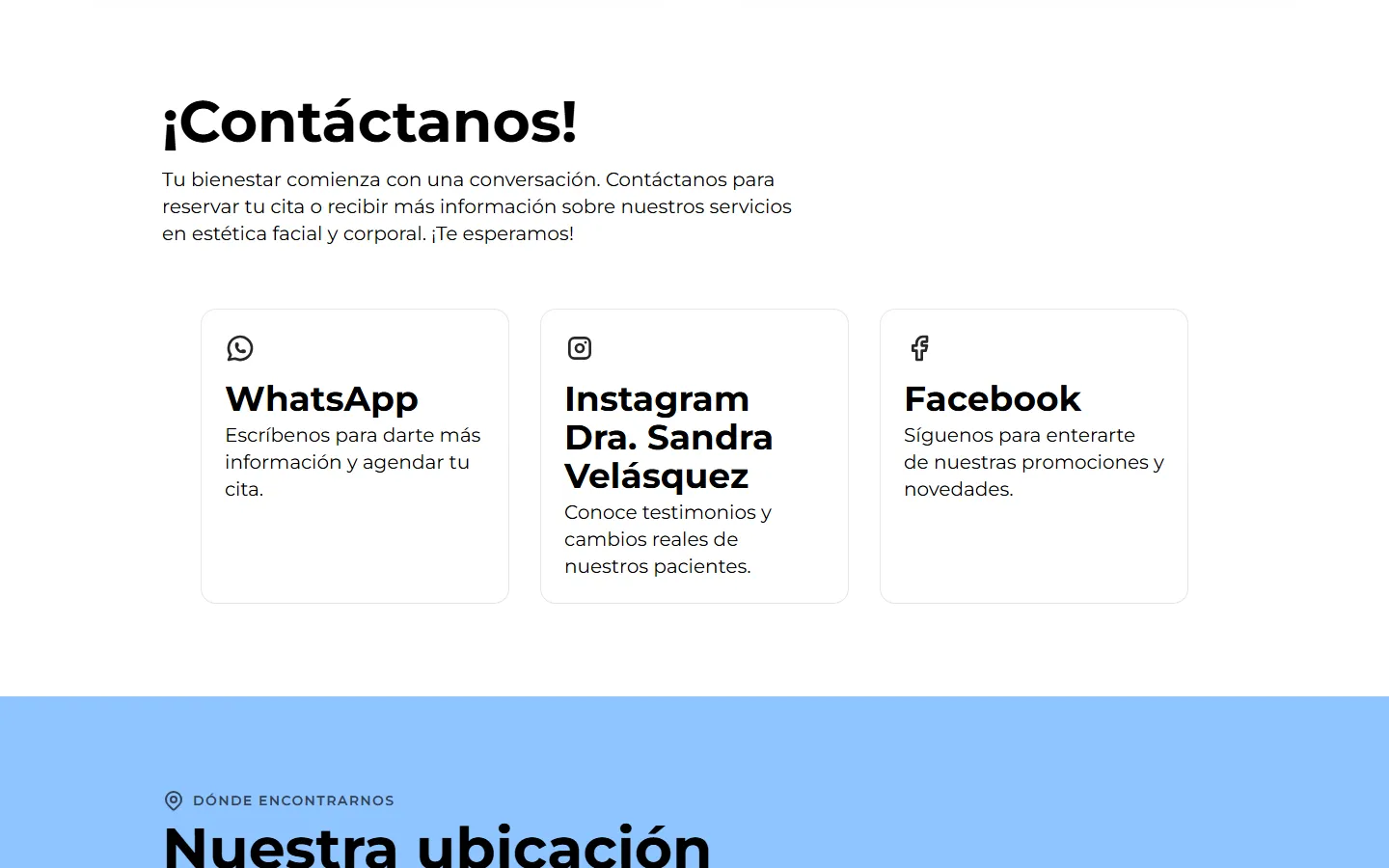 Amaranta: Contacto