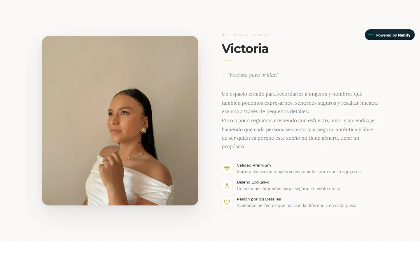 Victoria: Brand story